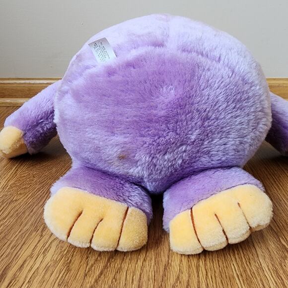 Vintage Union Toy Plush Monkey Purple 18" Stuffed Animal 1982 - Picture 8 of 11